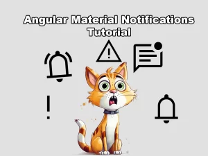 Angular Material Notifications - Snackbar