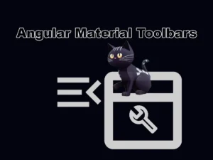 Angular Material Toolbars