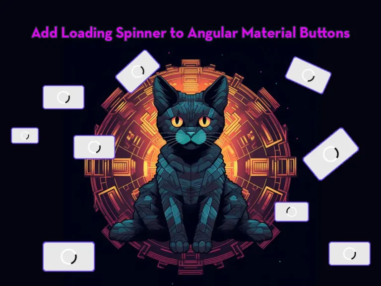 Add Loading Spinner to Angular Material Buttons